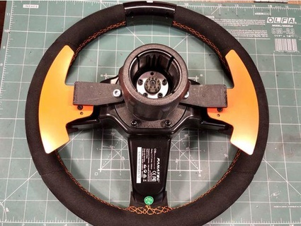 fanatec wrc direccion rueda magnético paleta cambiadores stuyo 3d print model - Mito3D