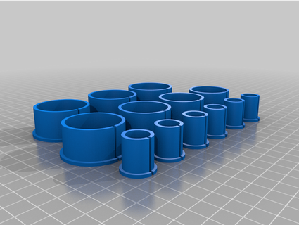 klemmringe lathe rings syberdreams 3d print model - Mito3D