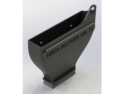 flsun q5 - megablower cooling fan adapter joaohackbart 3d print model - Mito3D