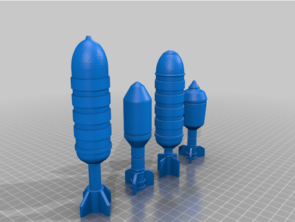 Bombe Sammlung 11 rrwerft 3d print model - Mito3D