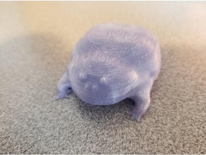 wednesday frog smoothed jfisher1324 3d print model - Mito3D