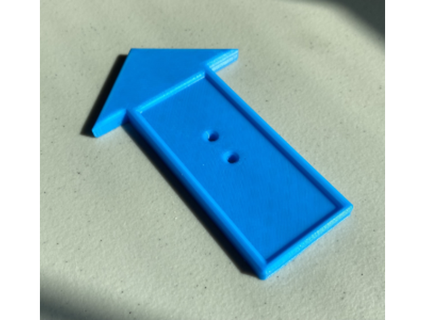 trail marker 1 2 directions zurp 3d print model - Mito3D