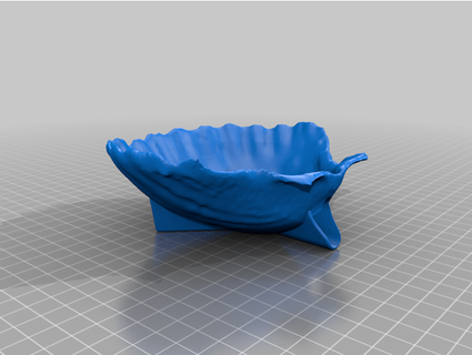 sea shell soap dish anonymoushermit 3d print model - Mito3D