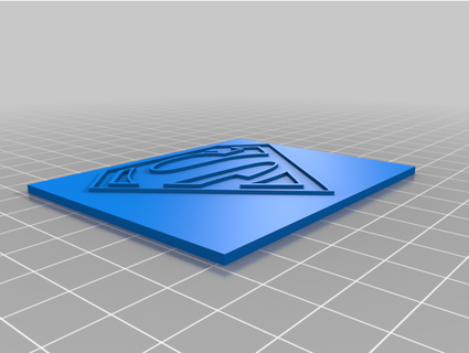 Super Mädchen Emblem reimlef 3d print model - Mito3D