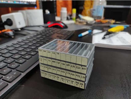 sliding compartment box dane 3d print model - Mito3D