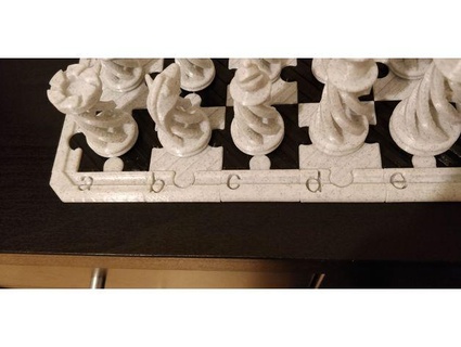 rompecabezas ajedrez borde letra grabados rkfmckee 3d print model - Mito3D