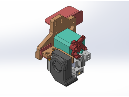 cr-10 direct drive mount conversion spacemachine 3d print model - Mito3D