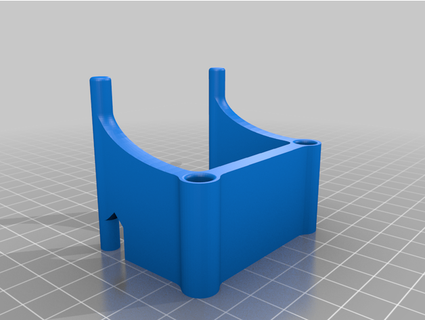qidi x-pro modified filament guide imjustasking 3d print model - Mito3D