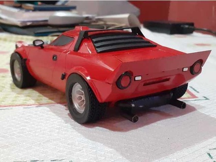 Lancia stratos rue échappement + inverser lumières mvdsgn 3d print model - Mito3D