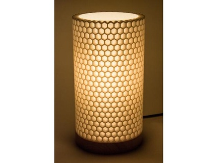 honeycomb lamp shade bemko 3d print model - Mito3D
