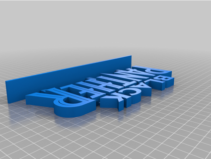 Preto pantera logotipo fixo remixar mcaction 3d print model - Mito3D