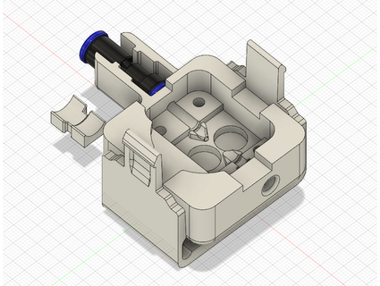 cube 3 extrudeuse mk3 venir 3d print model - Mito3D