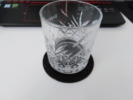 cup mat flynugalive 3d print model - Mito3D