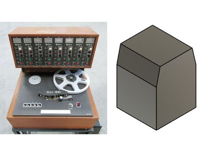itam 805 button 8 track half inch multitrack recorder sebjustin 3d print model - Mito3D