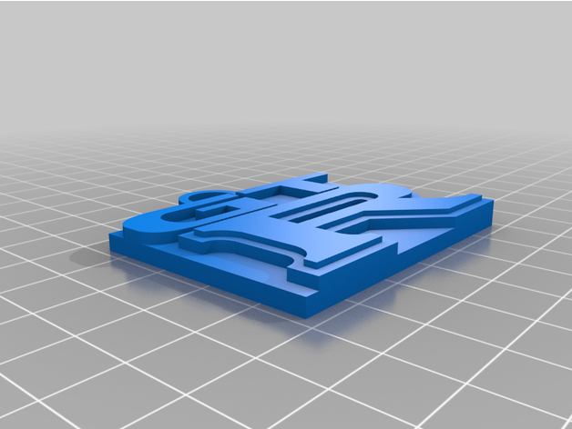 gtr logotipo camada altura cores jeremiabechthold 3D print model - Mito3D