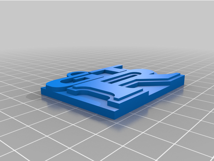 gtr logotipo camada altura cores jeremiabechthold 3d print model - Mito3D
