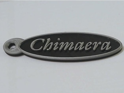 tvr chimaera keyfob badge tobs 2021 3d print model - Mito3D