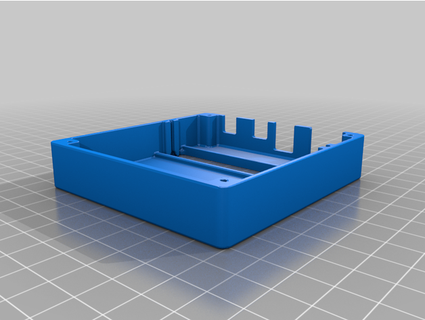 qrpguys xciver top led holes rabbitnyc 3d print model - Mito3D