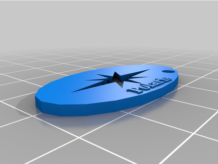 polaris key chain nachche 3d print model - Mito3D