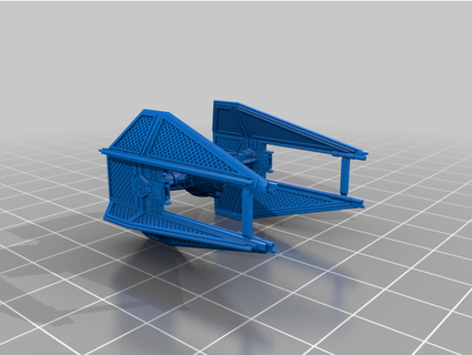 improved royal guard tie interceptor kolbasafishhammer 3d print model - Mito3D