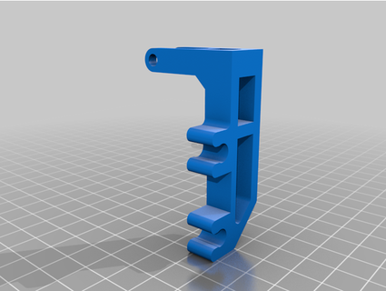 cr-10s pro v2 filament roller guide zepha 3d print model - Mito3D