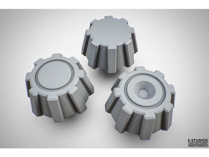 ender-3 series - rotary knobs chrizz 3d print model - Mito3D