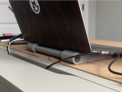 laptop stand riser dvngeon 3d print model - Mito3D