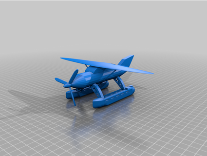 seaplane rorry2223 3d print model - Mito3D
