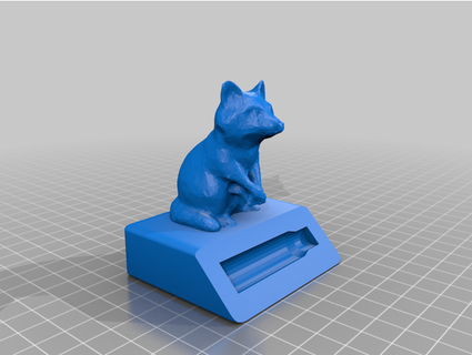 raton laveur trophée 308 berti2k 3d print model - Mito3D