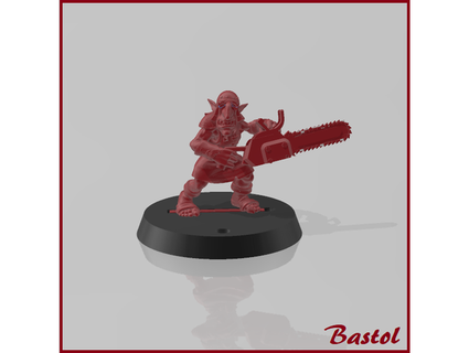 blood bowl goblin 'looney' 11 bastol 3d print model - Mito3D