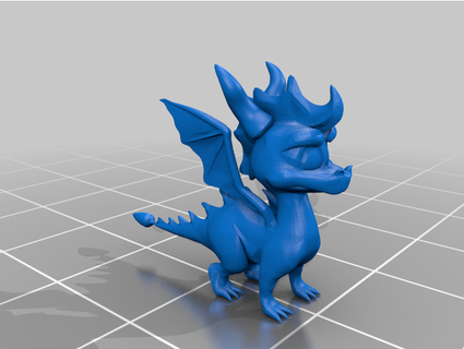 spyro dragon seamless coldwartom 3d print model - Mito3D