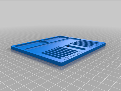 épingler plateau serrures barres latérales translucent1 3d print model - Mito3D
