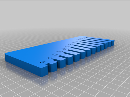 tabela Serra calibre kreiss ge estêncil profundidade alex0090 3d print model - Mito3D
