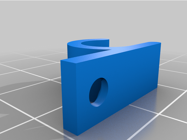 extension cord clip mjfaux05 3D print model - Mito3D