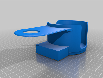 cup holder lian li dk-05f wackomedia 3d print model - Mito3D