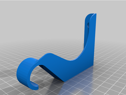 holder rod tringle support seretudes 3d print model - Mito3D