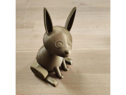 bunny basic easter egg shape les-minutes-maker 3d print model - Mito3D