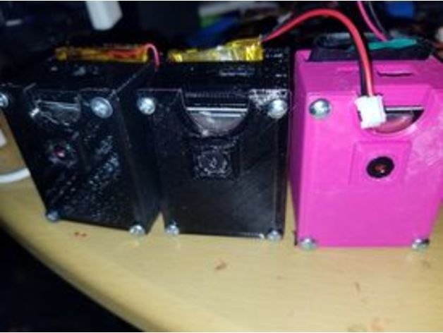 esp32cam+wemos batería módulo apilar treii28 3D print model - Mito3D
