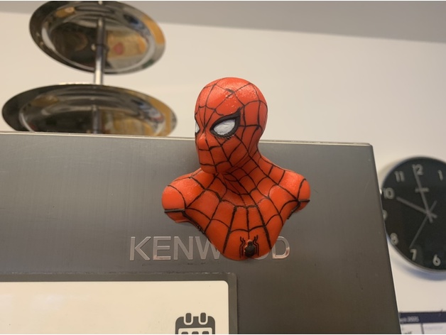 spiderman magnet hskeletorus 3D print model - Mito3D