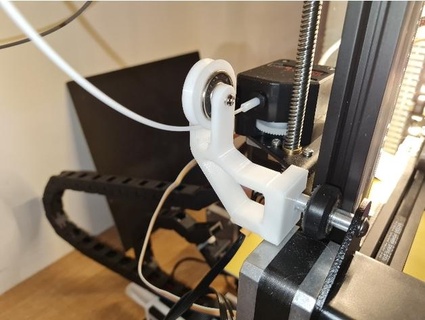 ender 3 filamento rodillo guía rail bmg extrusora pascal0815 3d print model - Mito3D