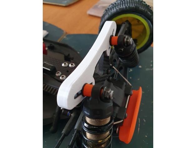 yokomo yz4 front shock tower protector deefreemaker 3D print model - Mito3D