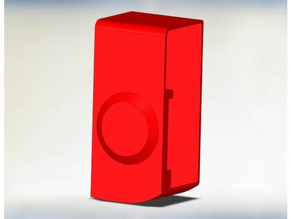 flexible caliper battery cover tec 3d print model - Mito3D