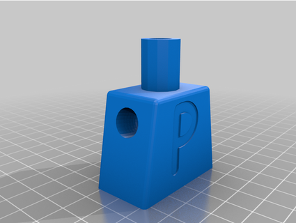 lego figure salt pepper shaker domsche 3d print model - Mito3D