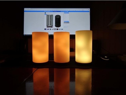 rgb Lamba kablosuz internet kontrollü gyverlamp varil 3d print model - Mito3D