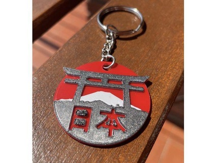 Japonais torii porte clés Alendriel 3d print model - Mito3D