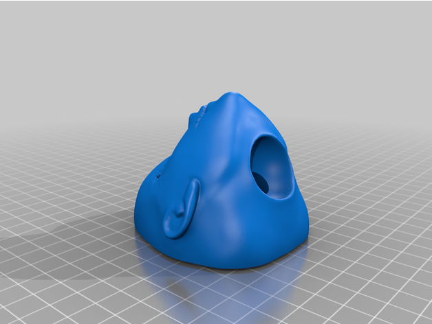 creepy doll head turboprint3d 3D print model - Mito3D