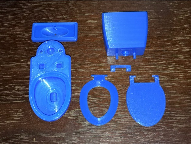 gerçekçi tuvalet taka6511 3D print model - Mito3D
