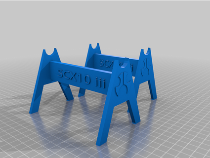 axil scx10 iii estante soporte johnnyd603 3d print model - Mito3D
