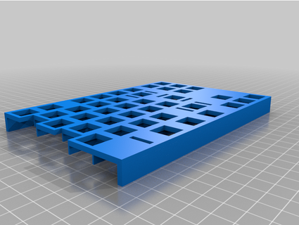 Keebcu caliente smalltkl asi mecánico teclado 3d print model - Mito3D