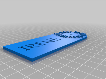 portachiavi cavalla assumpci irenep 3d print model - Mito3D
